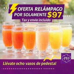 Set De 8 Vasos 