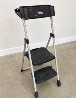 Gorilla Ladders 2-Step Ladder with Tool Tray – Heavy Duty