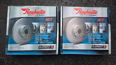 Raybestos Element3 980155FZN Rear Brake Rotors – Brand New – Set of 2