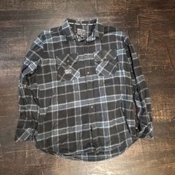 Howitzer Plaid Flannel Button-Up Shirt