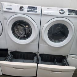 💯💯SAMSUNG SET STEAM WASHER AND ELECTRIC DRYER WITH WARRANTY 💯 
