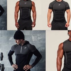 Gymshark Oynx 5.0 Hoodie, Tank, Shirt  Grey Available Medium & Large