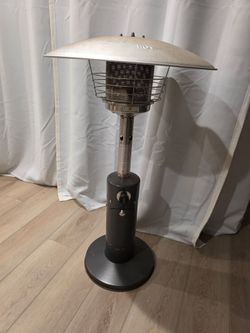 Portable tabletop outdoor propane heater