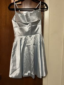 Spaghetti Lightblue Mini Dress 