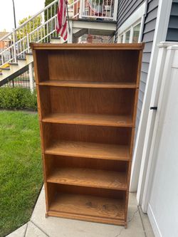 REAL HARDWOOD SHELF 6 feet tall X  3 feet wide -  SOLID WOOD - MAKE ME AN OFFER - BE REALISTIC - THIS IS NOT CHEAP WOOD WITH VENEERS THIS IS THE REAL