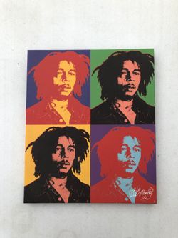 Bob Marley canvas portrait