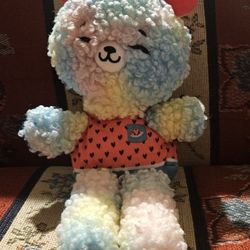 PIKMI  POPS TEDDY BEAR PASTEL COLORS  PLUSH  TOY  