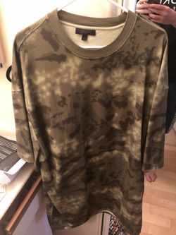Kanye West- Camo Heavy Knit Large tee