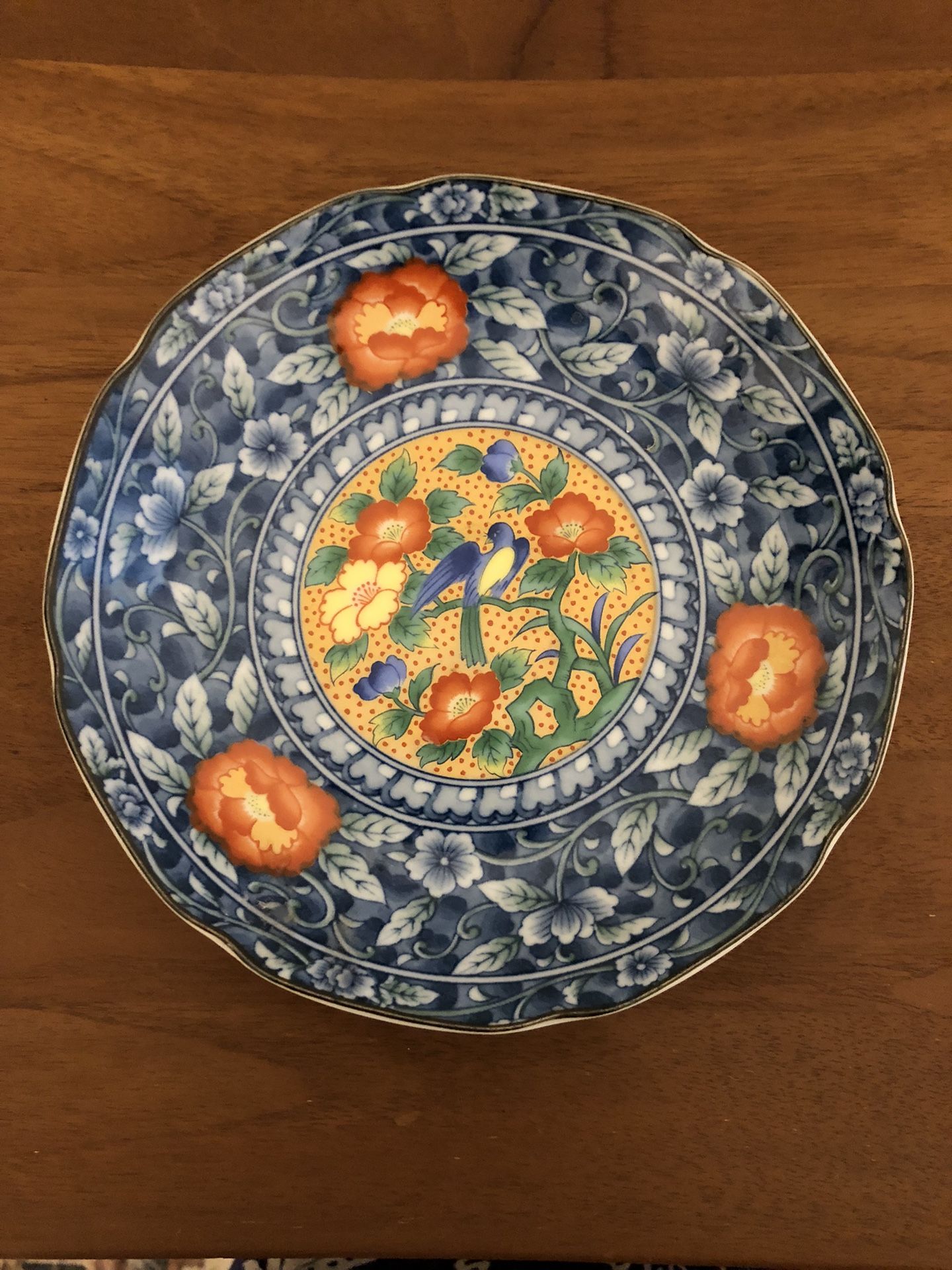 Japanese Hand Painted Plate Vintage