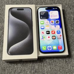 iPhone 15 Pro 128GB Unlocked / Blue Titanium 