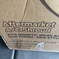 Icon Aftermarket A/C RV Shroud - fits Dometic Brisk Air Duo Therm - White Brand New