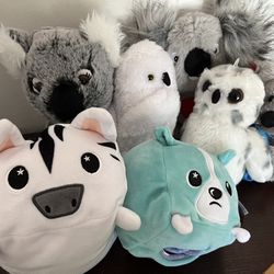 Assorted Stuffed Animals - 8 Included!