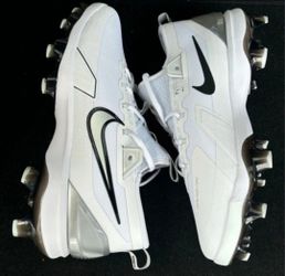 Brand NEW Nike Force Trout 9 Pro MCS White Silver Baseball Cleats Men Size 11.5