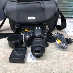 Nikon D5100 16.2MP DSLR Camera With 18-55mm Lens Charger 1 Battery And Carry Bag (70498729)