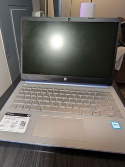HP 14" Ultra Thin Lightweight Blue Notebook for Work and School