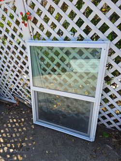 Brand New 36” x 28” Dual-Glazed Vinyl Sliding Window