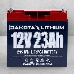 Dakota Lithium 12V 23AH Battery With Charger