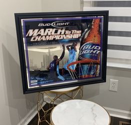 Bud Light Collectible Mirror March To The Championship