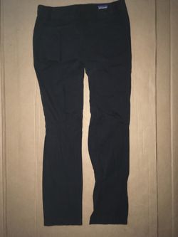 Patagonia size 6 black pants 73% cotton