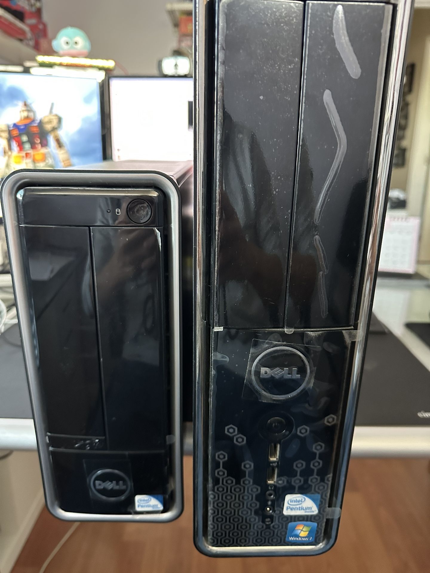 2 Dell Desktop Slim PCs – Barebones – Parts/Project – $20 for Both
