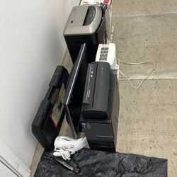 Various Electronics PC Monitor Sealer Shredder Dehumidifier Etc