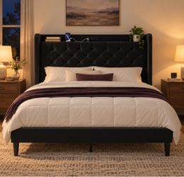 Full size bed frame minor damage