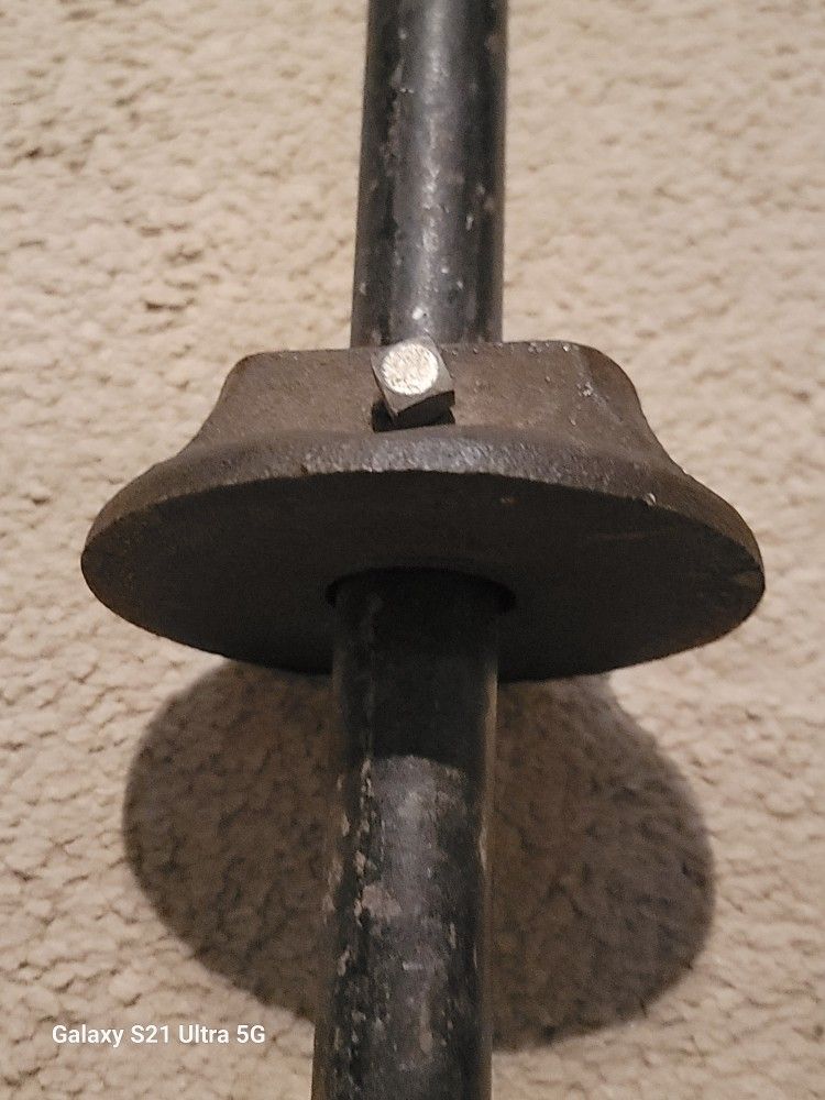 Old School Straight Barbell 