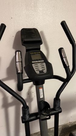 Weider bench + Gold’s Gym elliptical – great condition