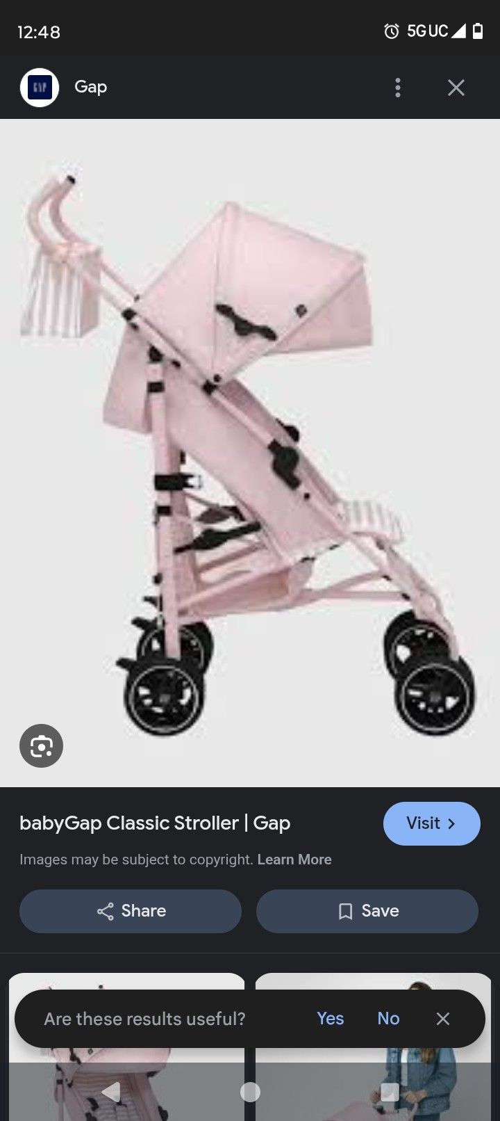 Stroller/ Gap Pink Great Condition