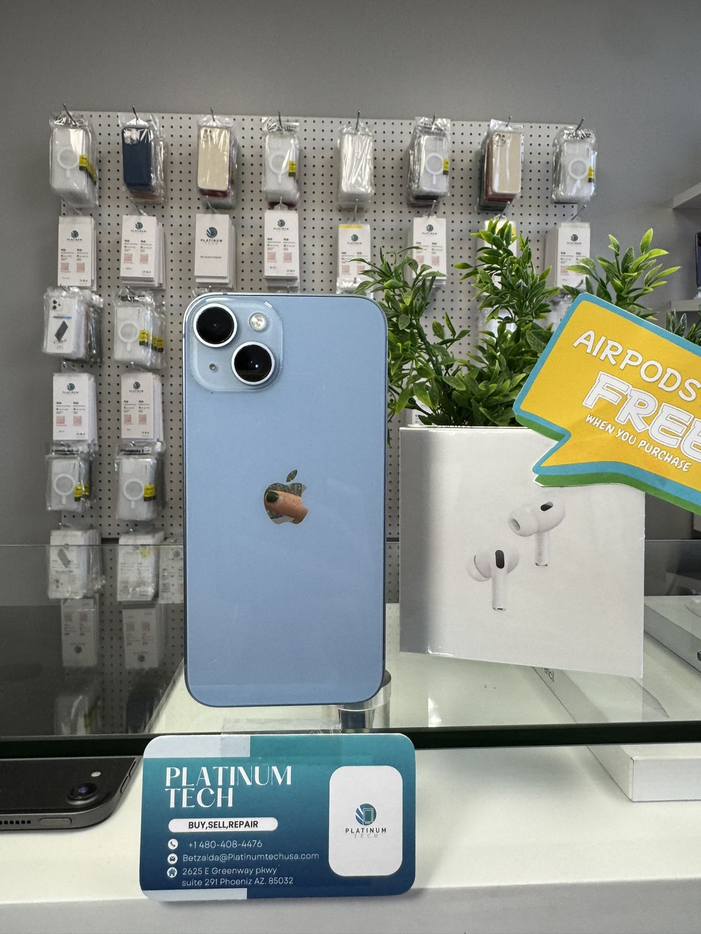 iPhone 14 Unlocked Like New 128Gb Blue Color