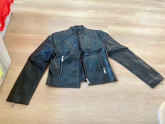New Black Leather Jacket