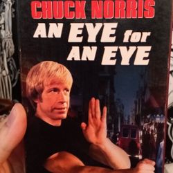 Chuck Norris An Eye For An Eye VHS 