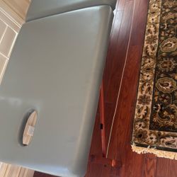 Massage Table Premium Leather Folding Wood 