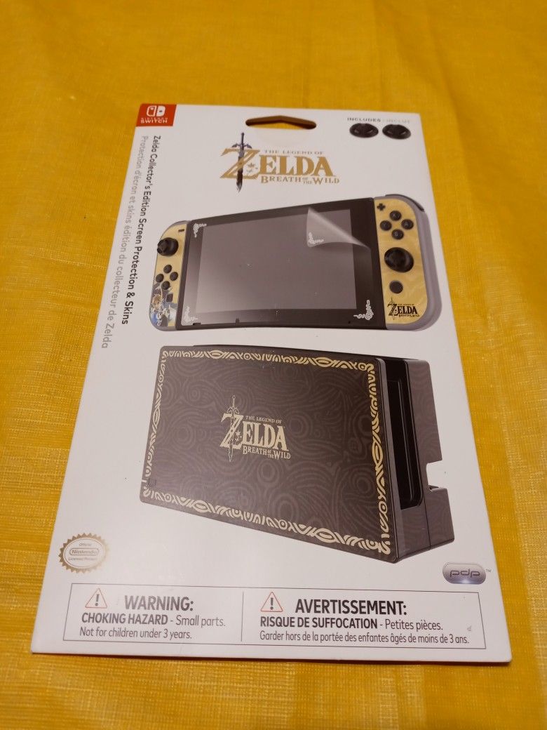 Zelda Collector's Edition Screen Protection And Skins For The Nintendo Switch