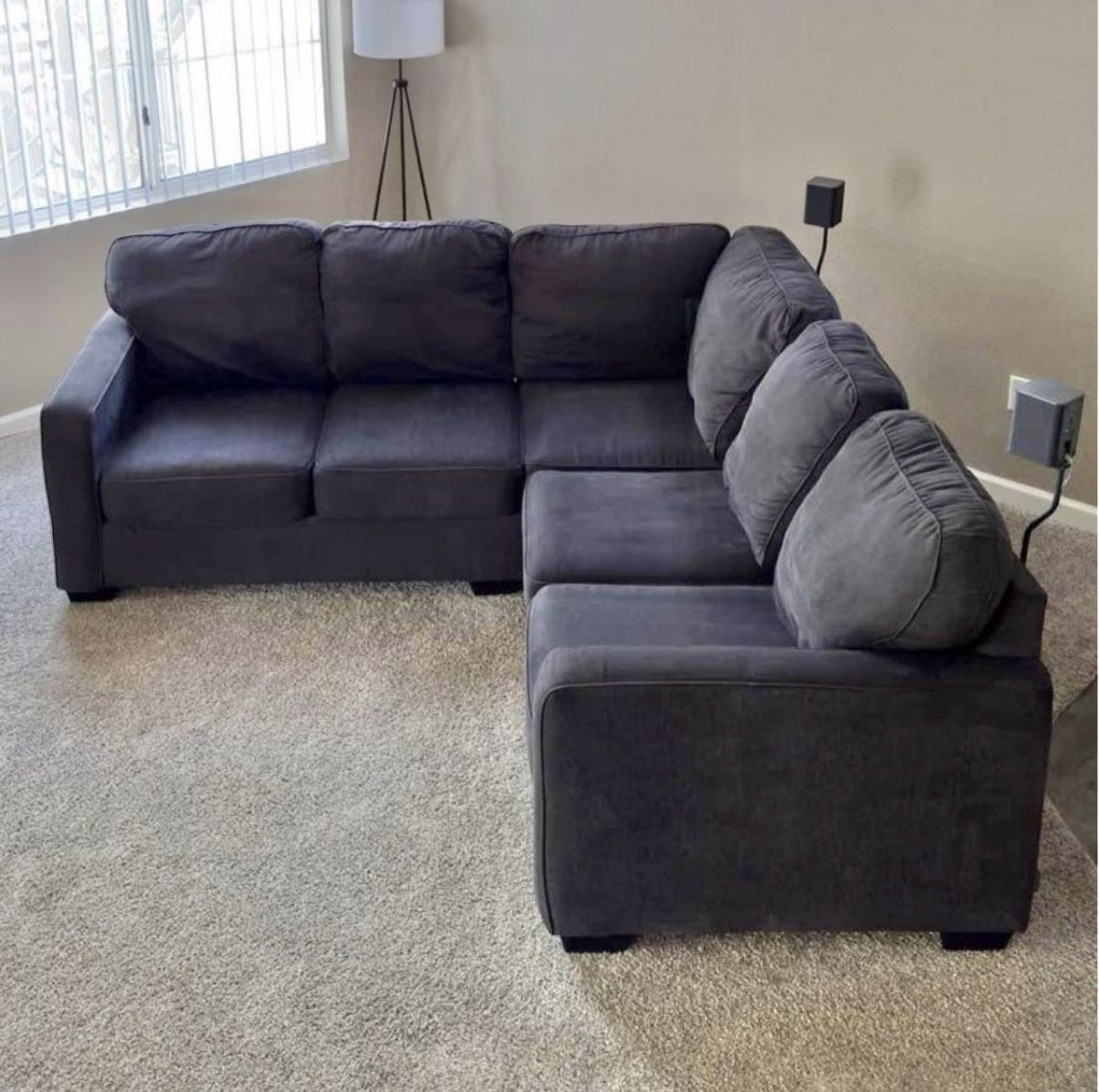 Dark Gray Lucina 2pc Sectional Sofa from Ashley Furniture