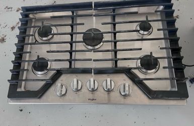 Whirlpool gas cooktop