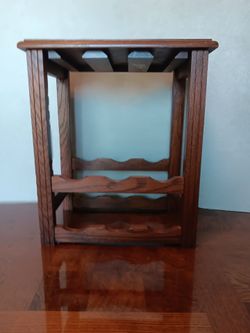 Wood Wine rack table, Made in the USA