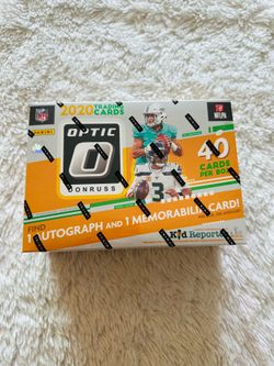 2020 NFL Donruss Optic Mega Box Target Exclusive 1 Auto 1 Mem Brand New