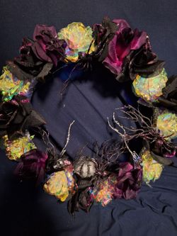 Goth Halloween wreath