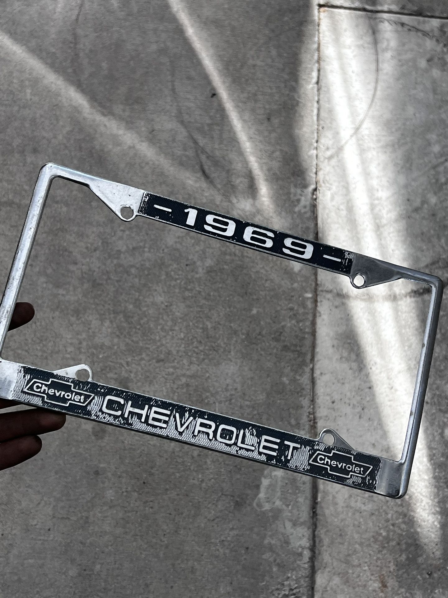 1969 Chevy License Frame