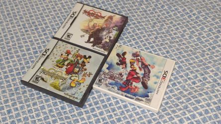 Kingdom Hearts Games Bundle For DS & 3DS Re:coded 358/2 Days Dream Drop Distance