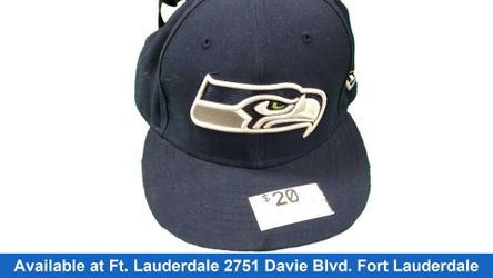 59fifty New Era Cap Seahawks Cap Blue Hat