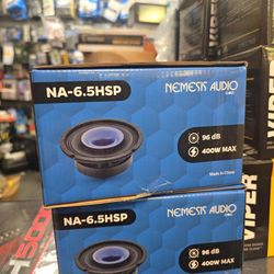 Nemesis Audio NA-6.5HSP 6.5" car midrange speaker with a built-in horn tweeter