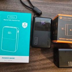 100w Charger And 10,000mah Battery Bank