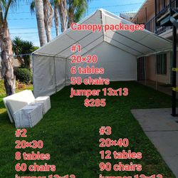 Canopy Tables Chairs