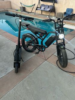 Electric bike, electric scooter Electric bike, electric scooter