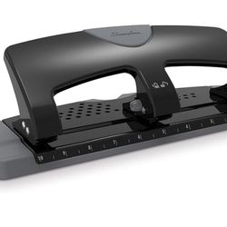 Office 3 Hole Punch For Paper 20 Sheet Cap