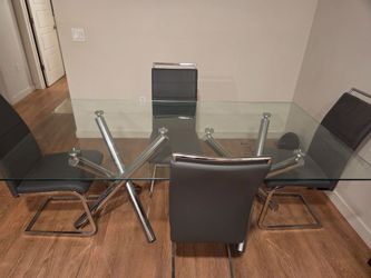 Nice glass table!