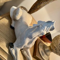 Porcelin Stallion Decoration