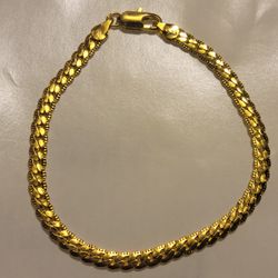 18k Gold Filled 8.5" Miami Cuban Diamond Cut Bracelet